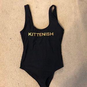 Kittenish one piece!